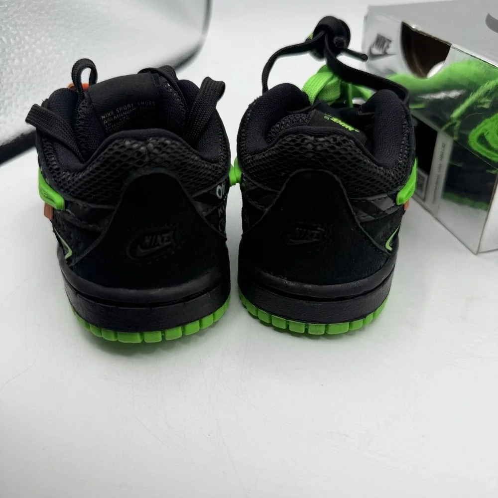 Nike X Off White Rubber Dunk OW (TD) - CW7444 001 - Size‎ 6C